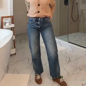 Pistola Bowed Straight Leg Jeans